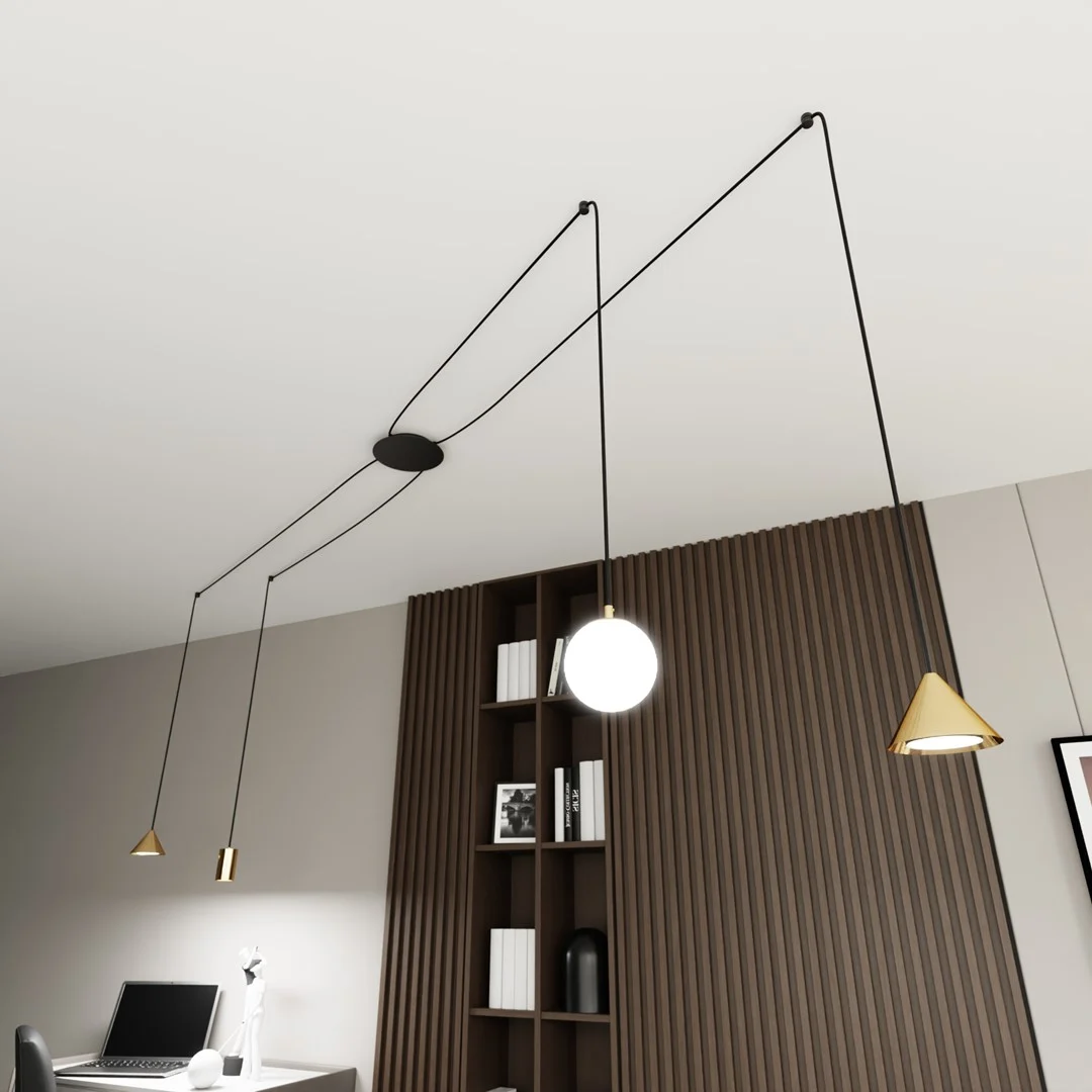 Hanglamp Boovea Goud - Afbeelding 3