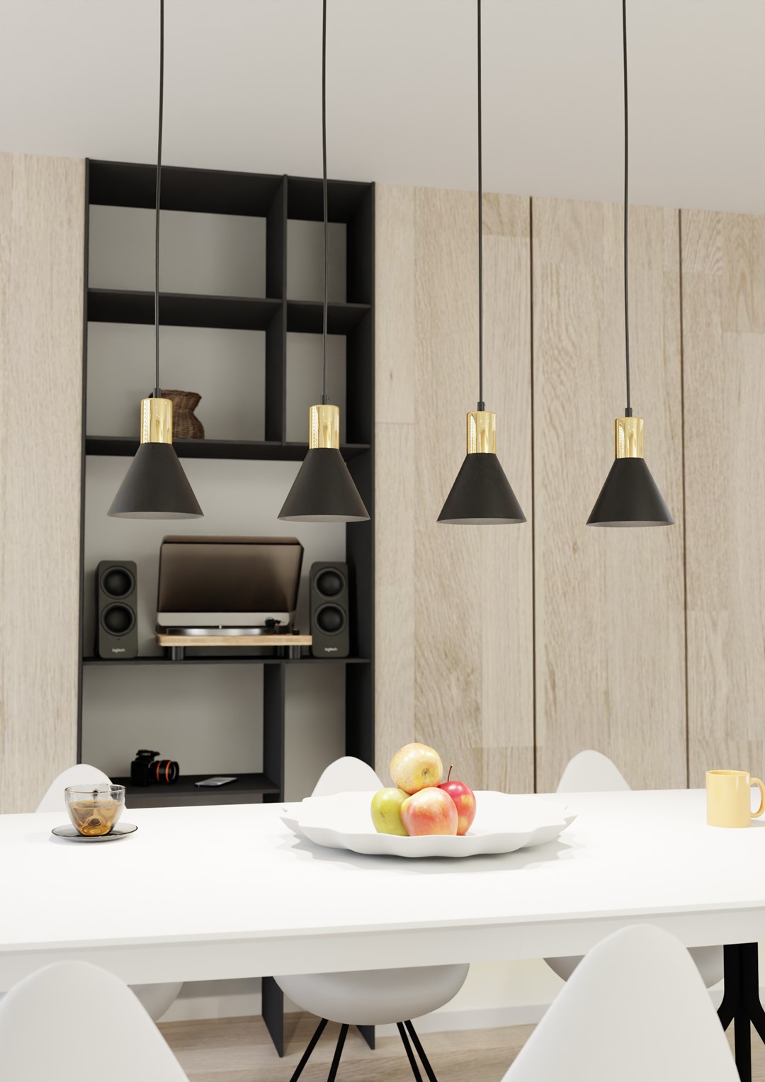 Hanglamp Furny Zwart Ø16 cm - Afbeelding 3