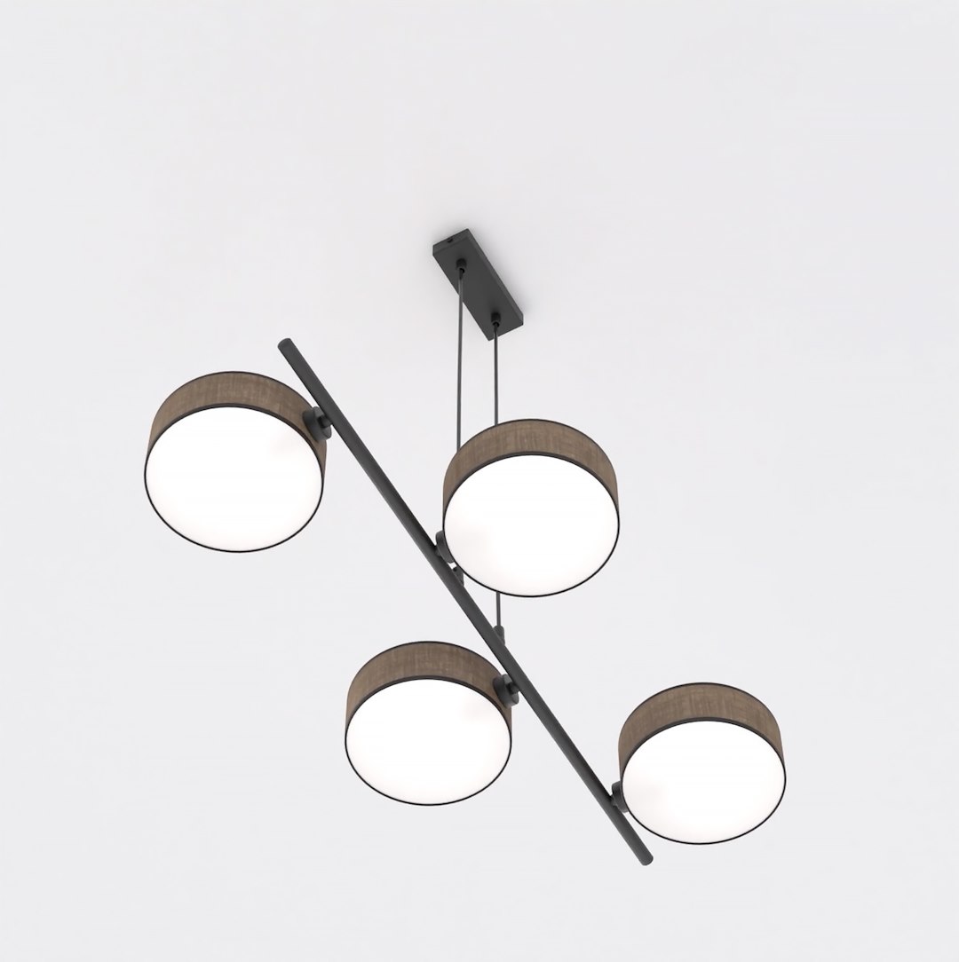 Hanglamp Horrek Bruin Ø20 cm - Afbeelding 3