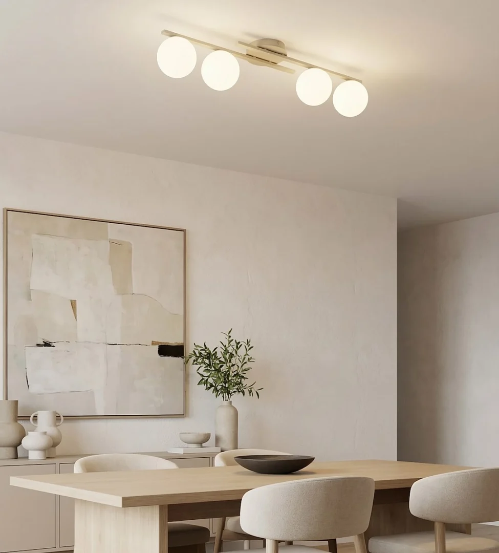 Plafondlamp Vienio Beige Ø14 cm - Afbeelding 3
