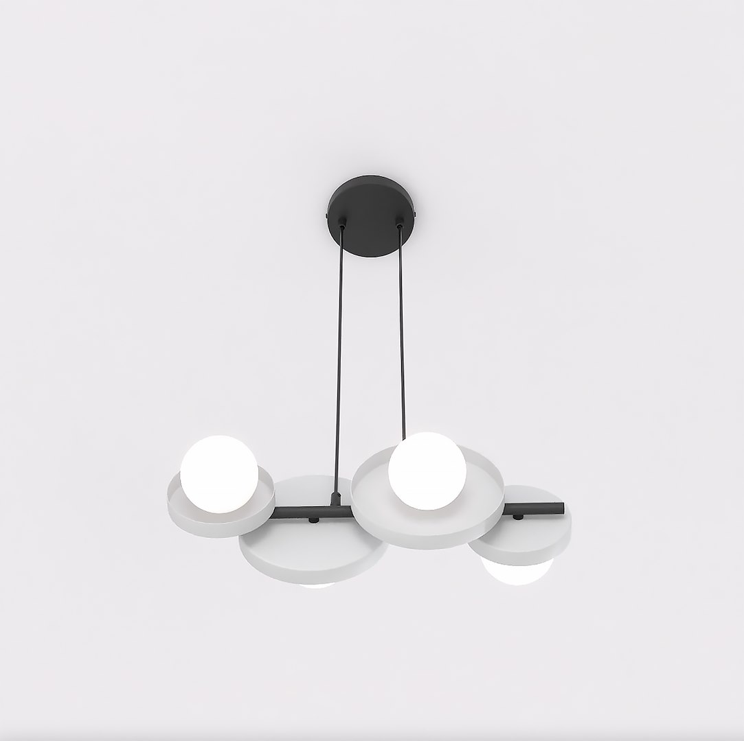 Hanglamp Stusia Grijs Ø10 cm - Afbeelding 3