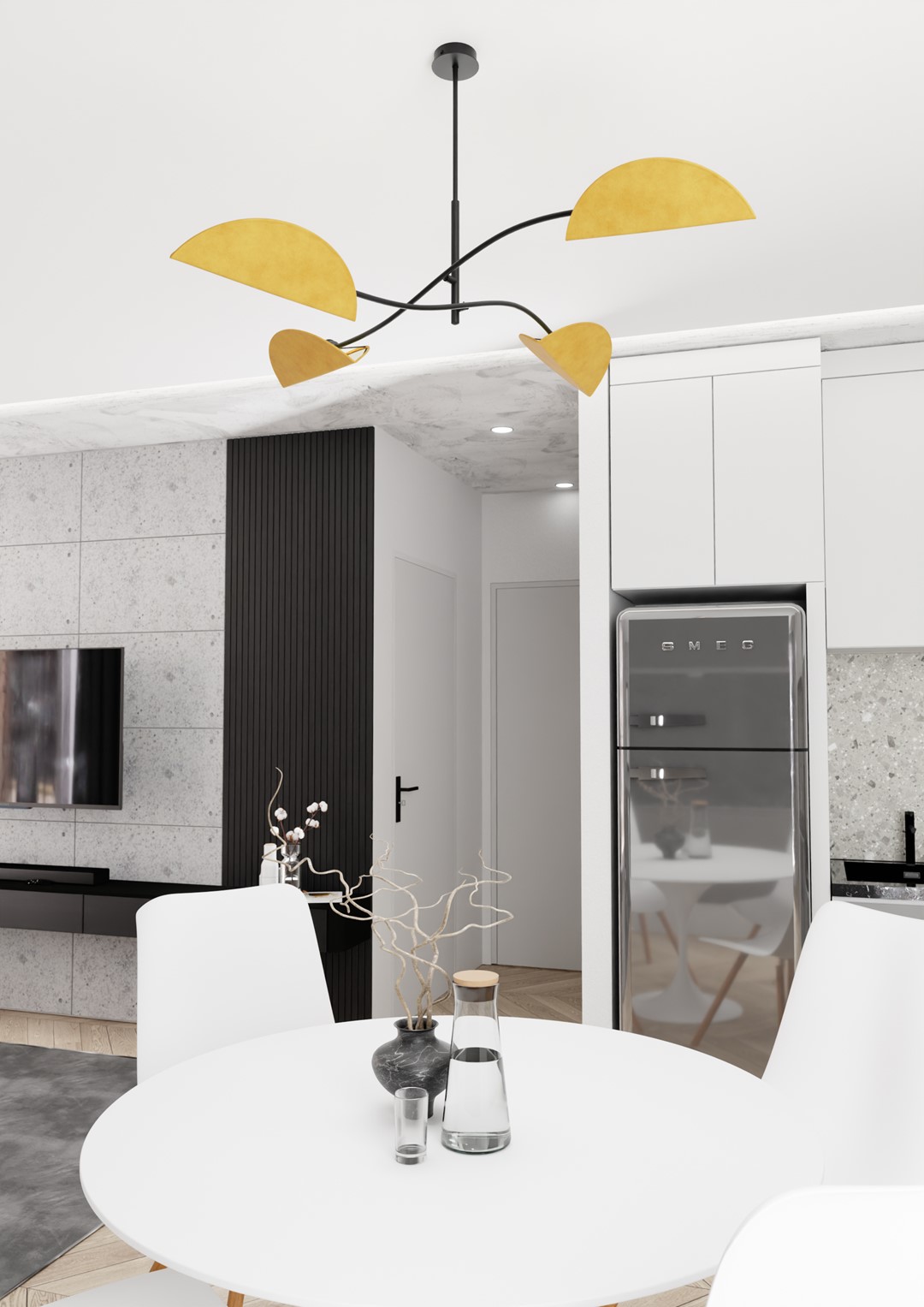 Plafondlamp Lustar Zwart - Afbeelding 4