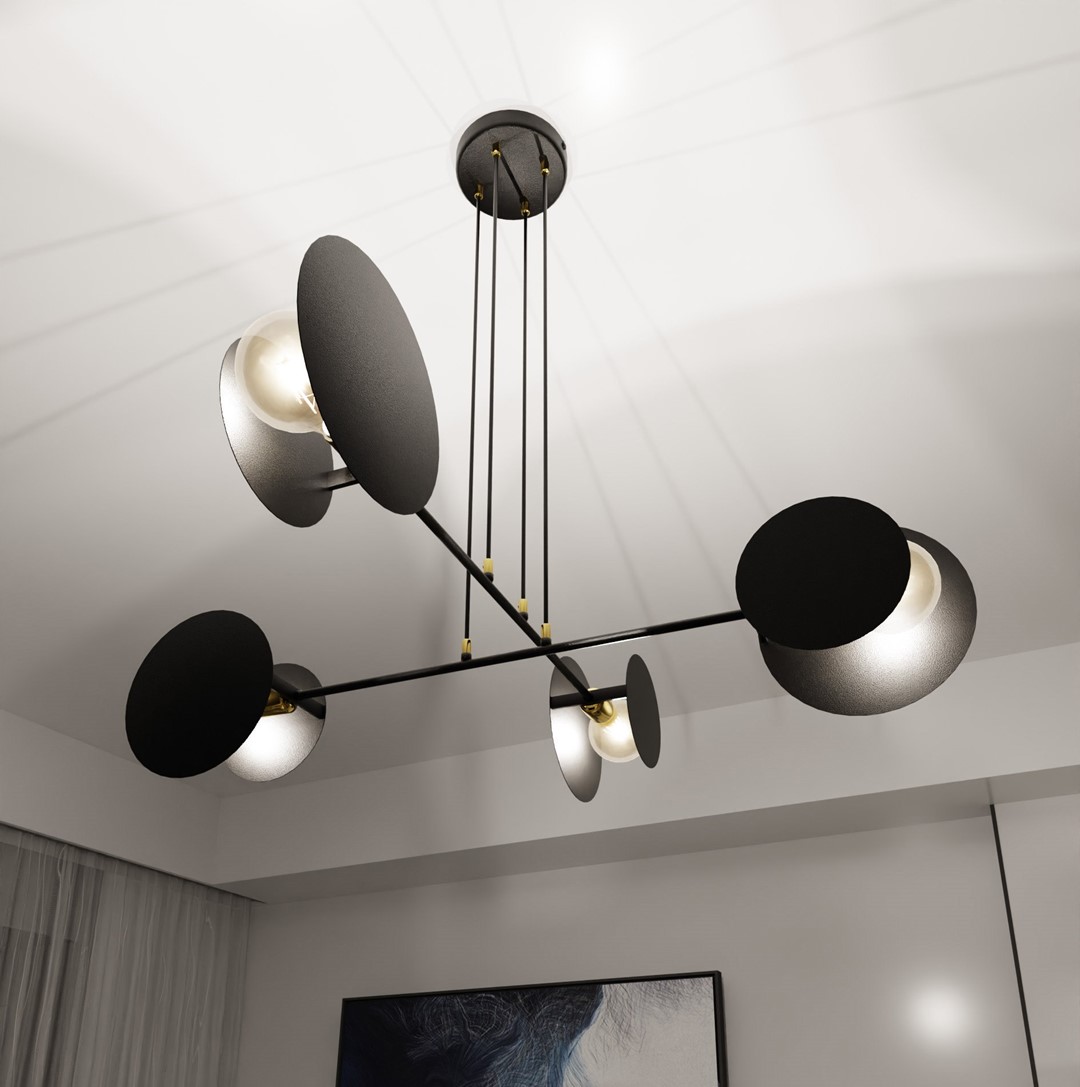Hanglamp Noordea Zwart - Afbeelding 4