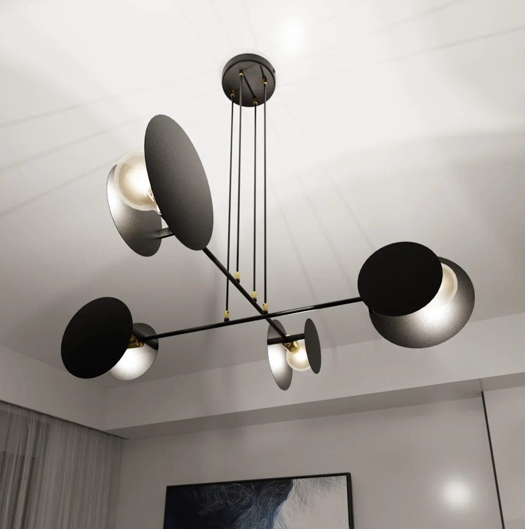 Hanglamp Noordea Zwart - Afbeelding 4