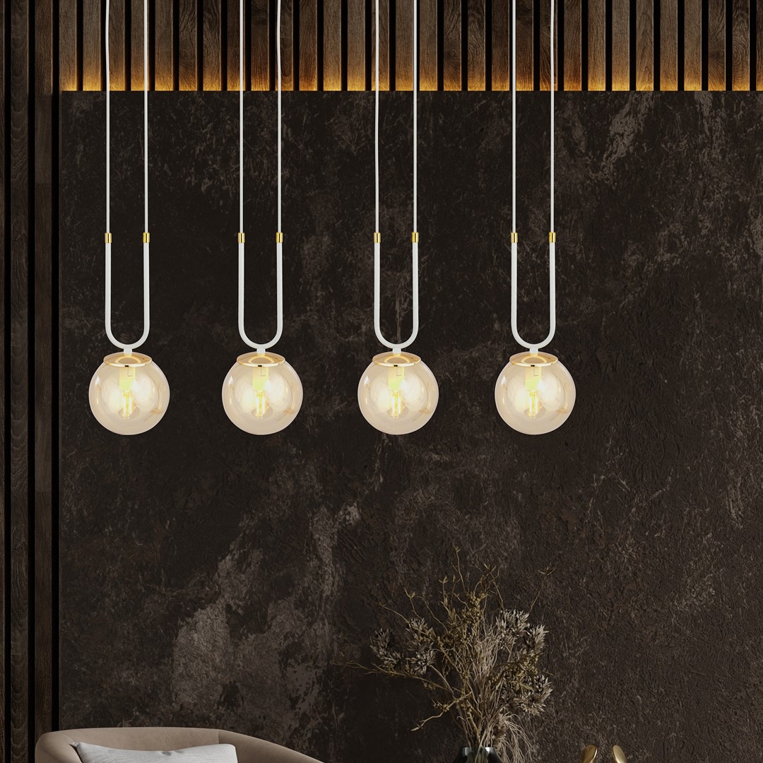Hanglamp Joosia Wit Ø14 cm - Afbeelding 4