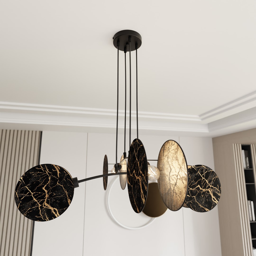 Hanglamp Moorrum Zwart Ø20 cm - Afbeelding 4