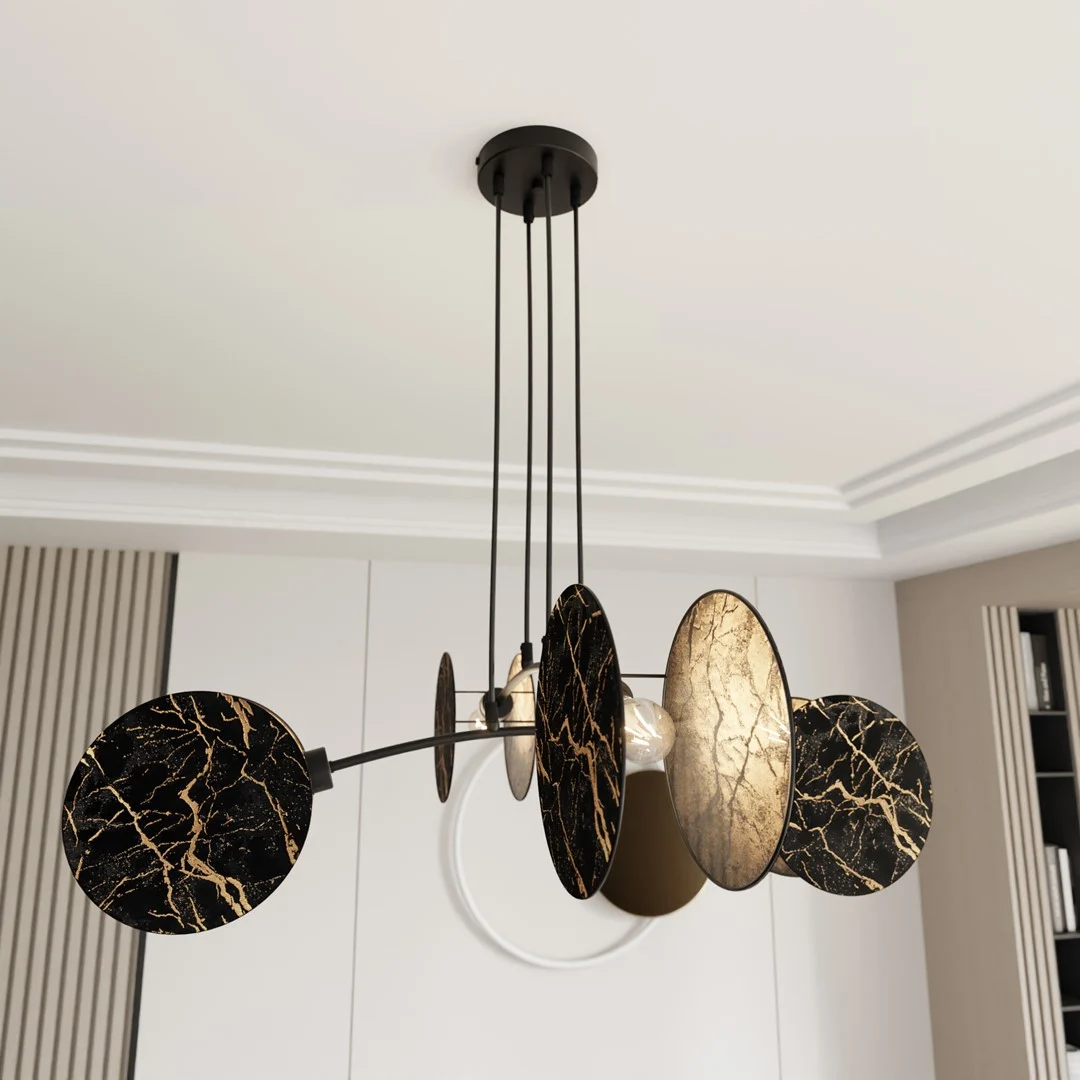 Hanglamp Moorrum Zwart Ø20 cm - Afbeelding 4