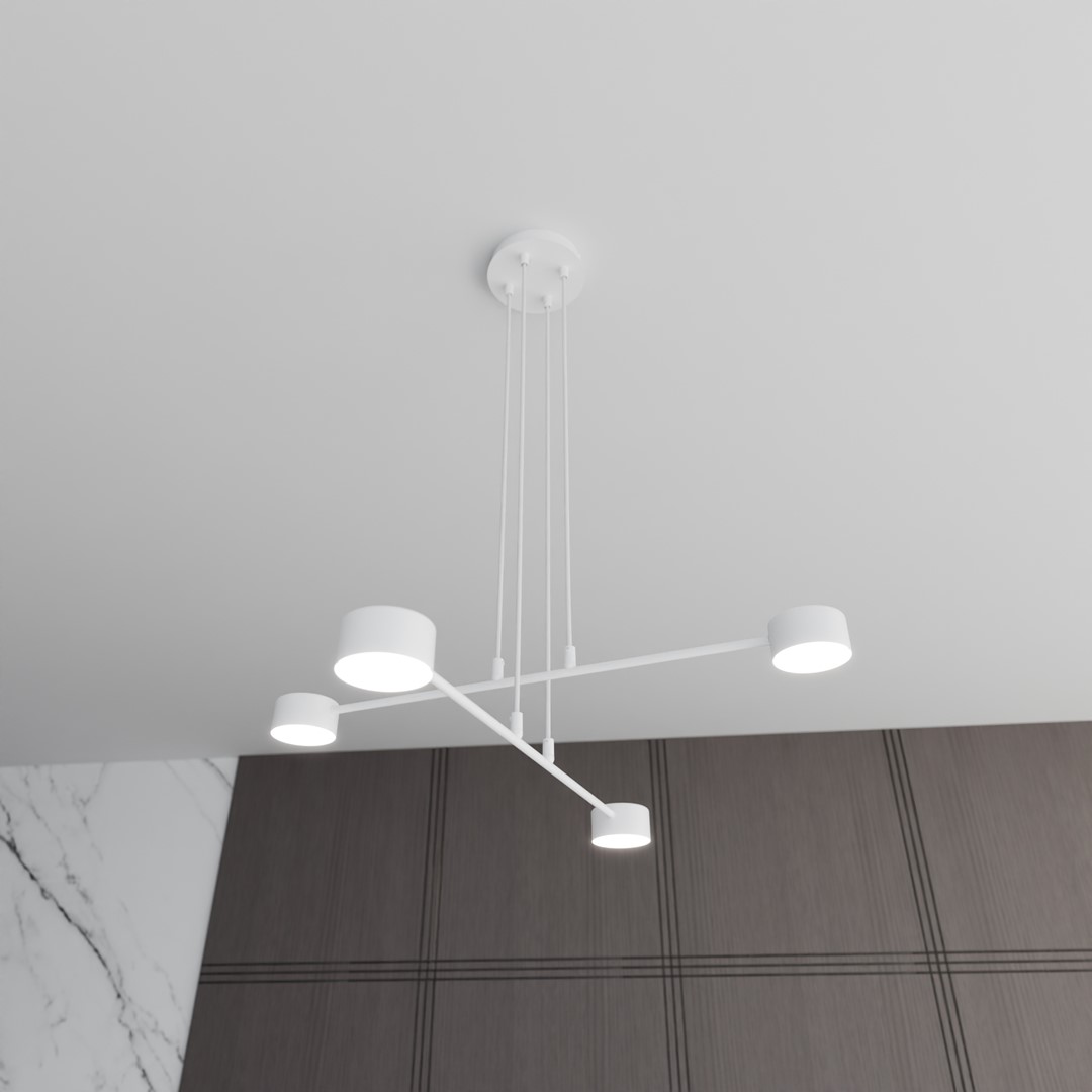 Hanglamp Raabek Wit - Afbeelding 4