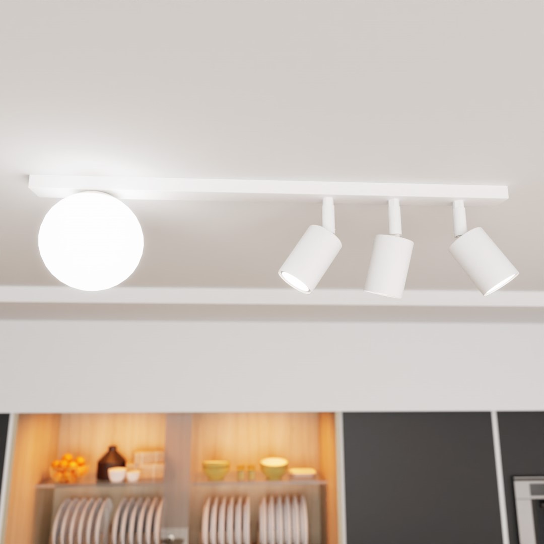 Plafondlamp Greenum Zwart Ø14 cm - Afbeelding 4