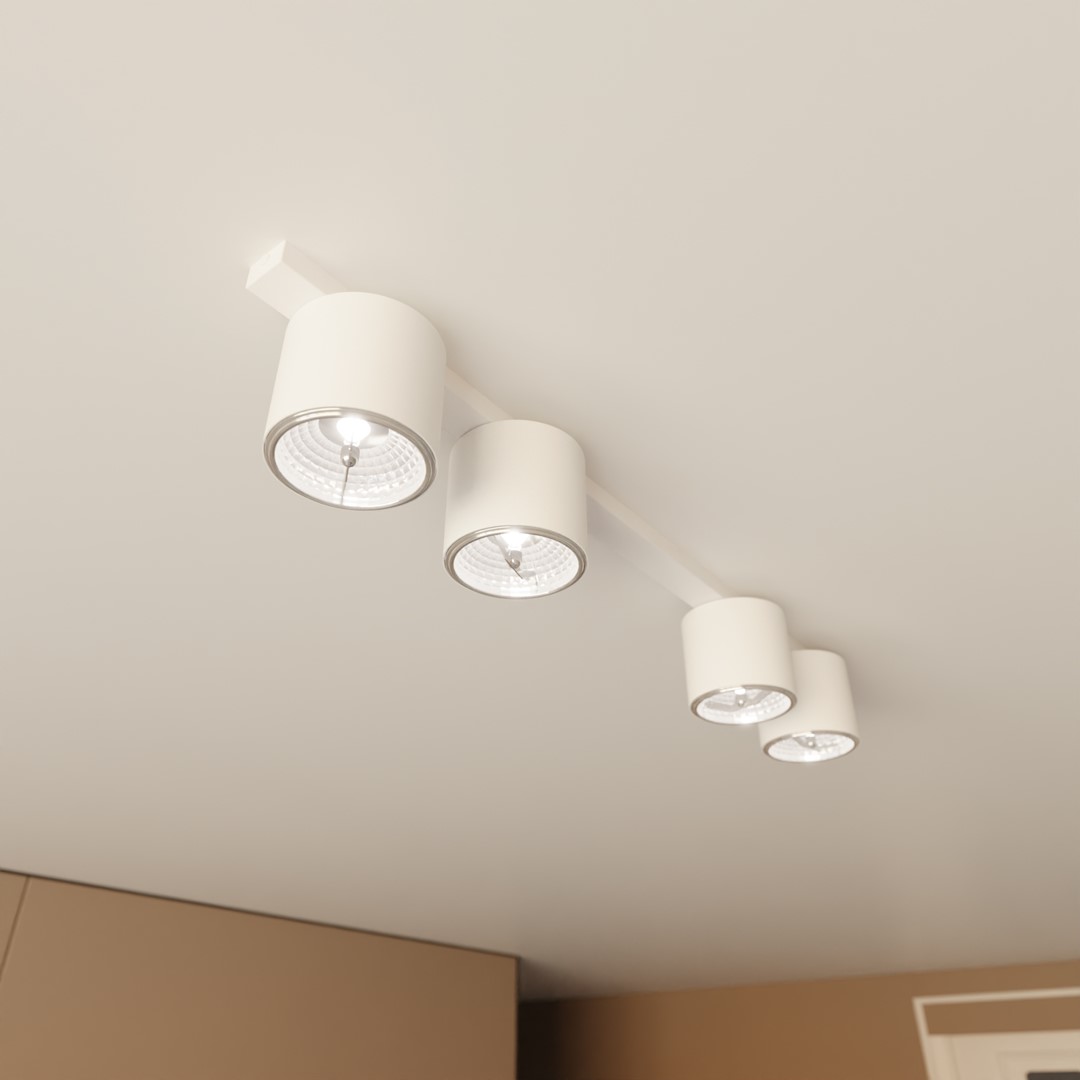 Plafondlamp Zaarde Wit - Afbeelding 4