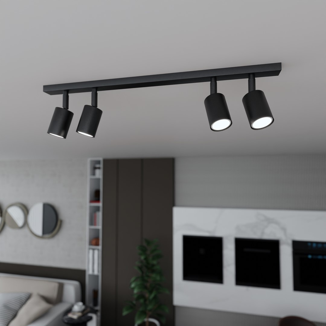 Plafondlamp Hullella Zwart - Afbeelding 4