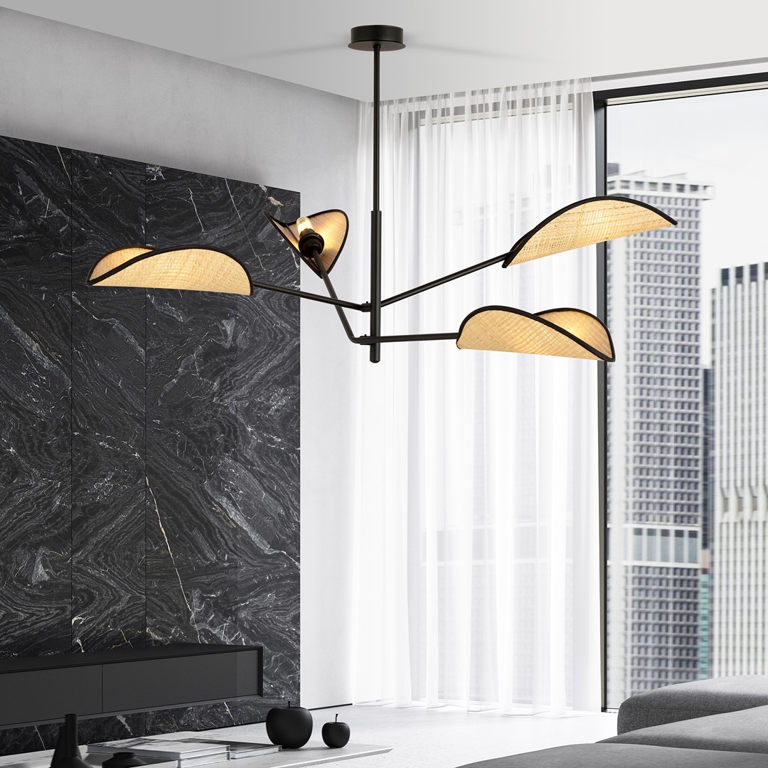 Plafondlamp Beirnesta Zwart Ø12 cm - Afbeelding 4