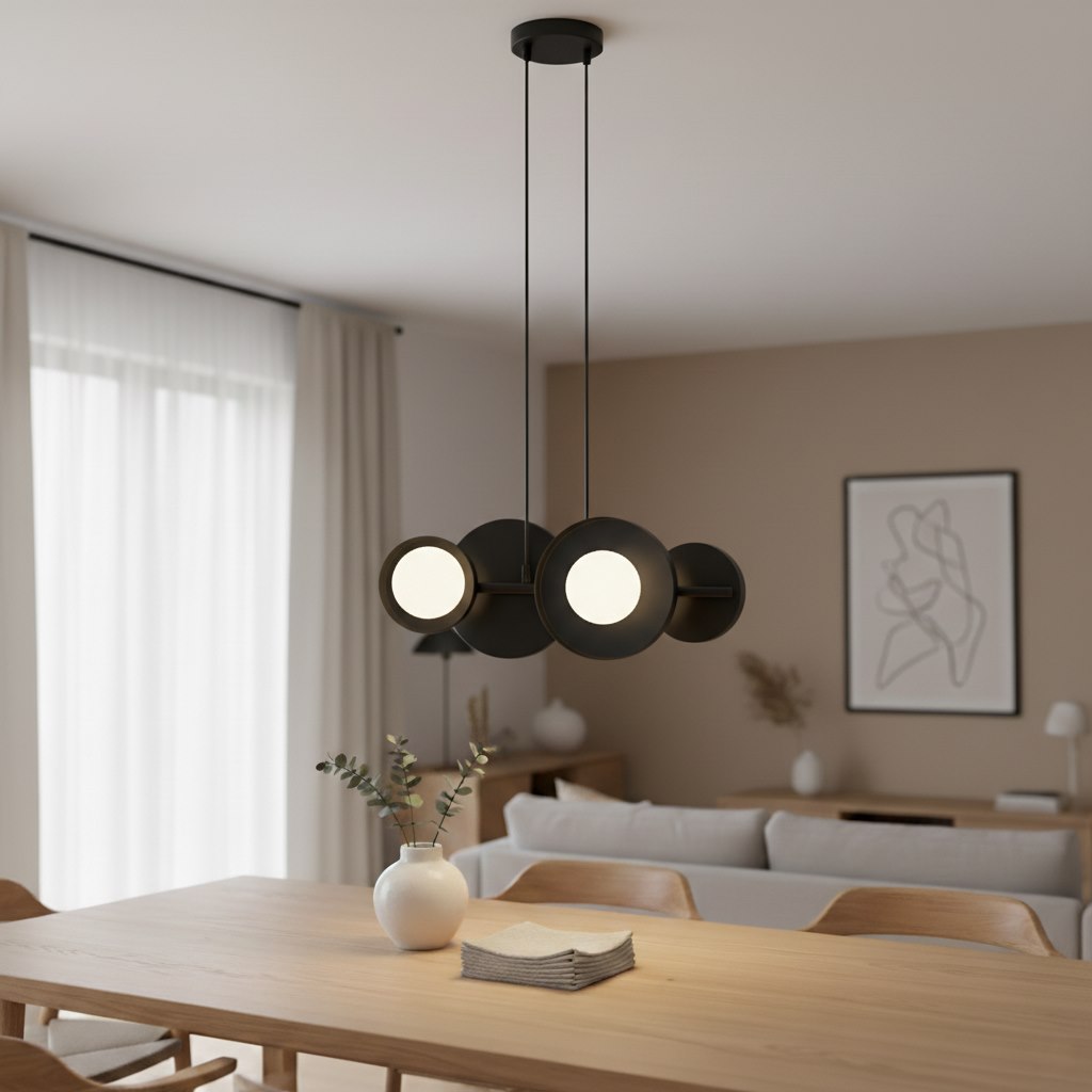 Hanglamp Skilvaro Zwart Ø10 cm - Afbeelding 4