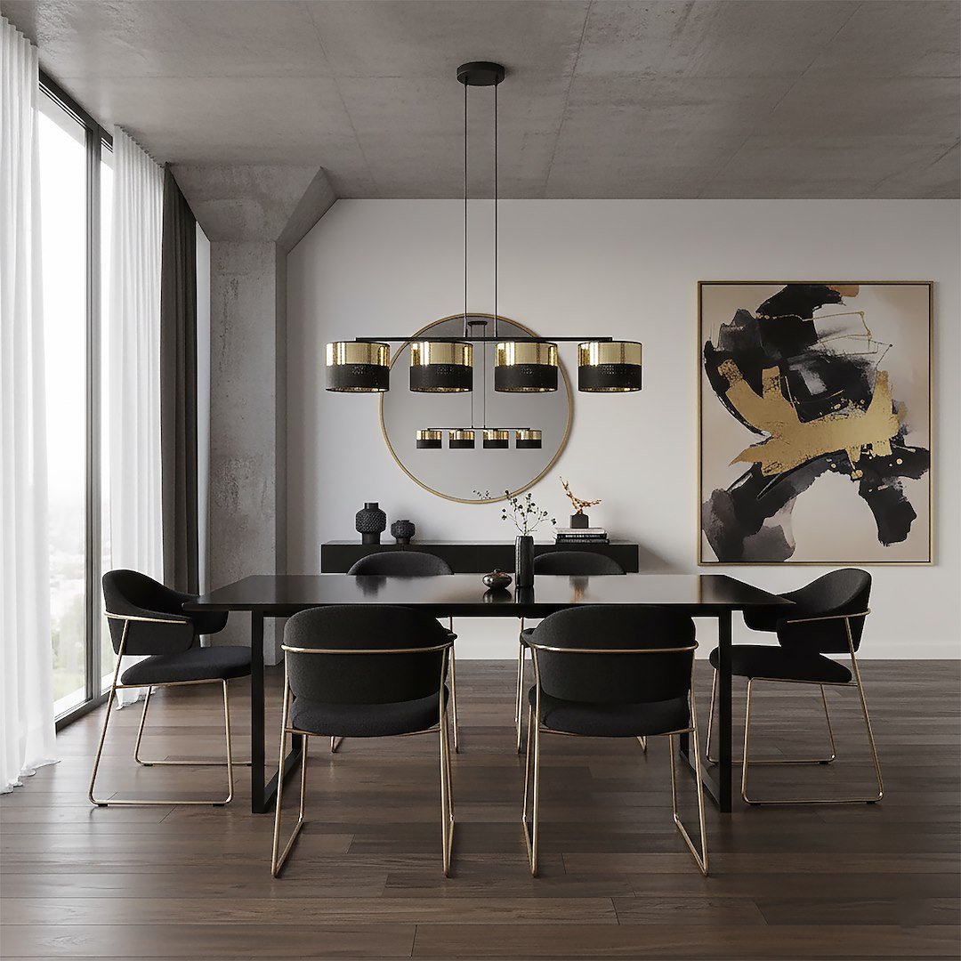 Hanglamp Rorrer Zwart Ø20 cm - Afbeelding 4