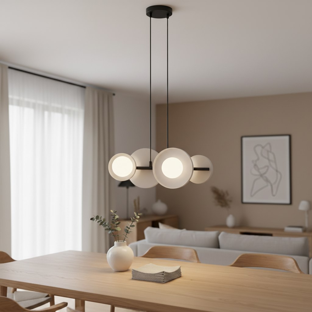 Hanglamp Slonda Wit Ø10 cm - Afbeelding 4