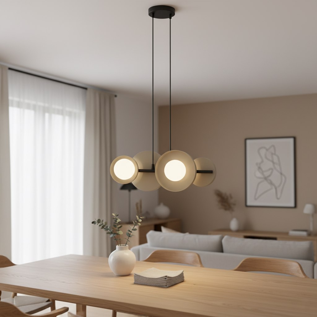 Hanglamp Meevano Wit Ø10 cm - Afbeelding 4