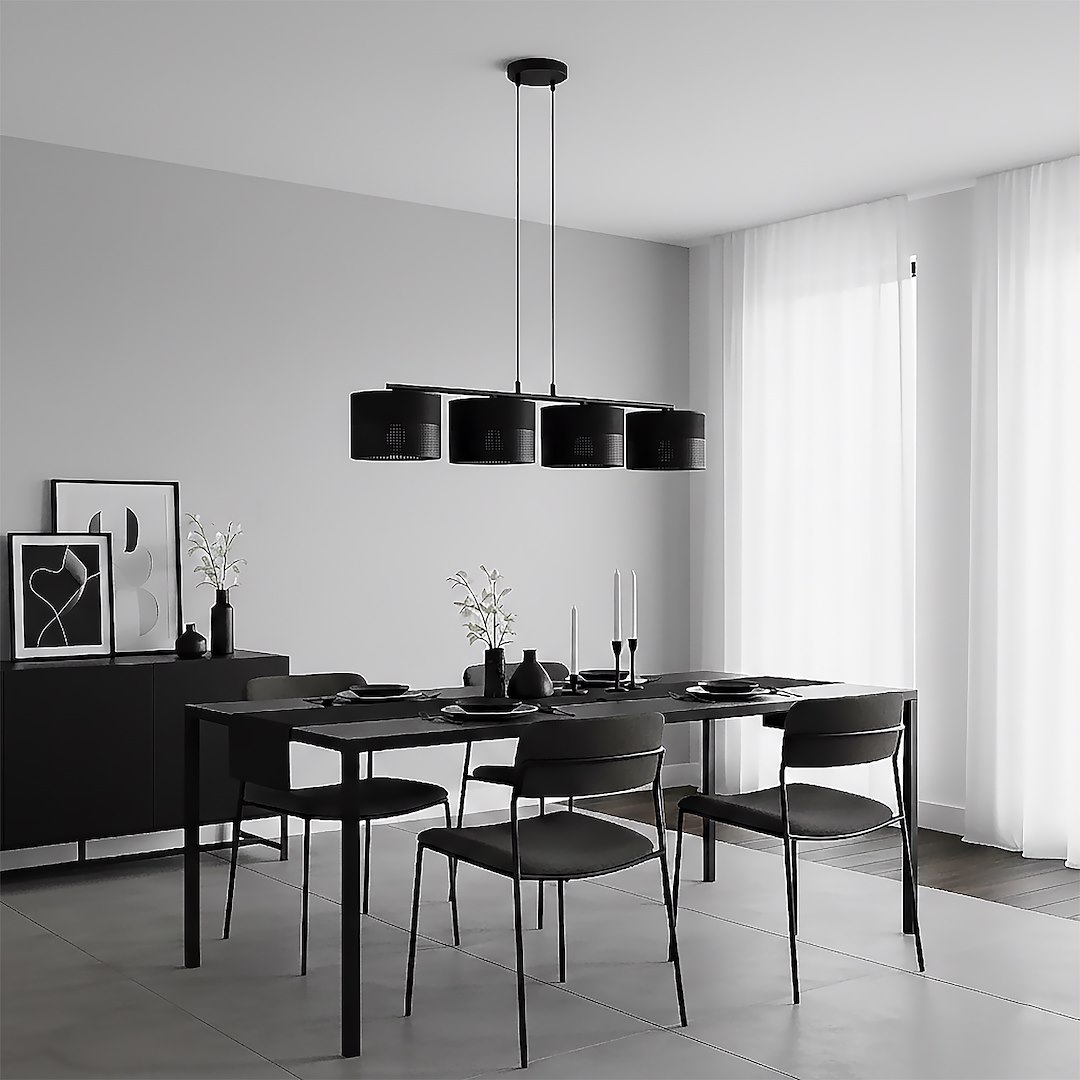 Hanglamp Daallena Zwart Ø20 cm - Afbeelding 4