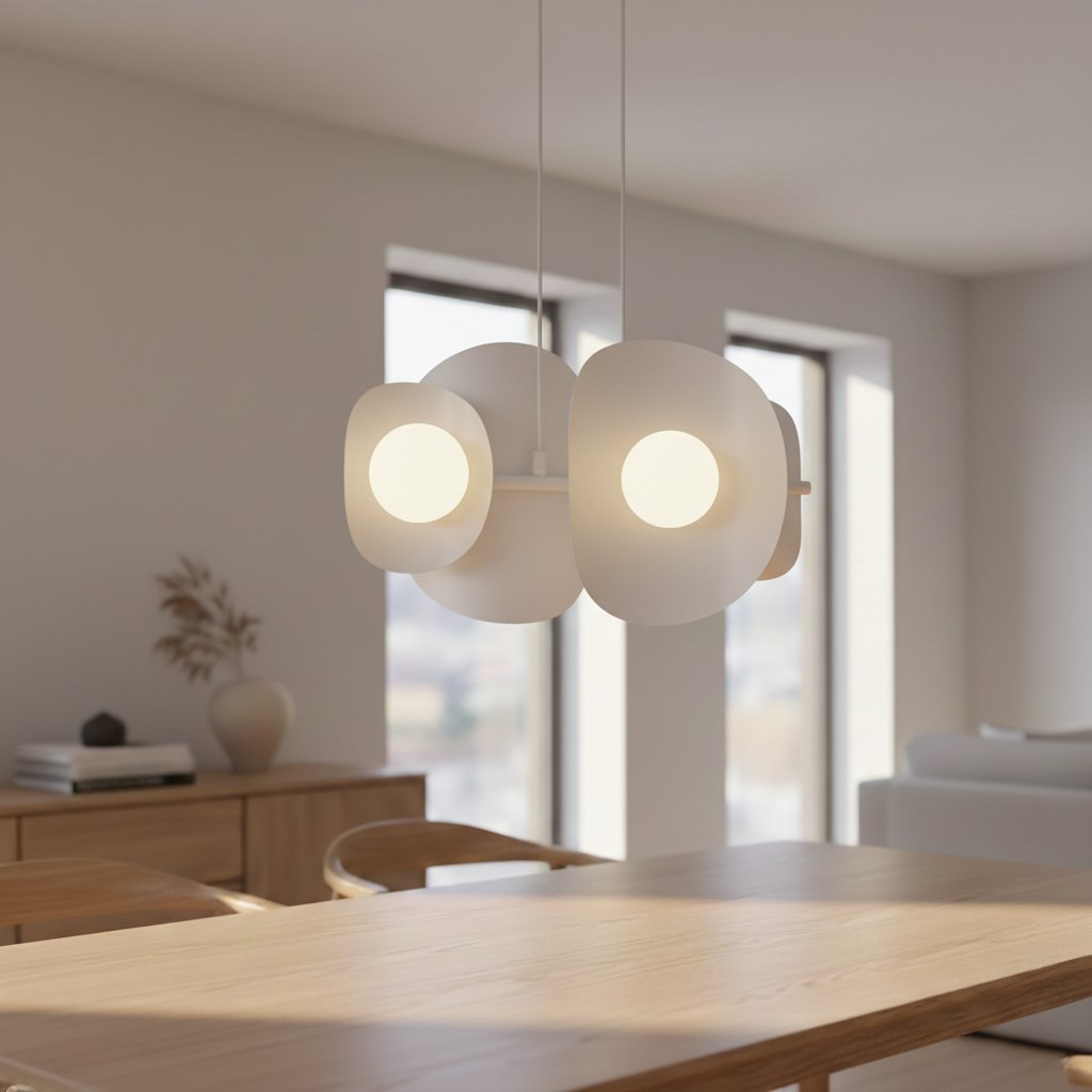 Hanglamp Fommy Wit Ø10 cm - Afbeelding 4