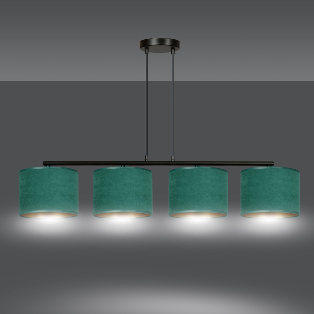 Hanglamp Pausos Zwart Ø20 cm - Afbeelding 4