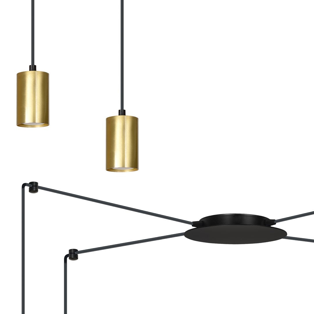 Hanglamp Kirnak Zwart - Afbeelding 4