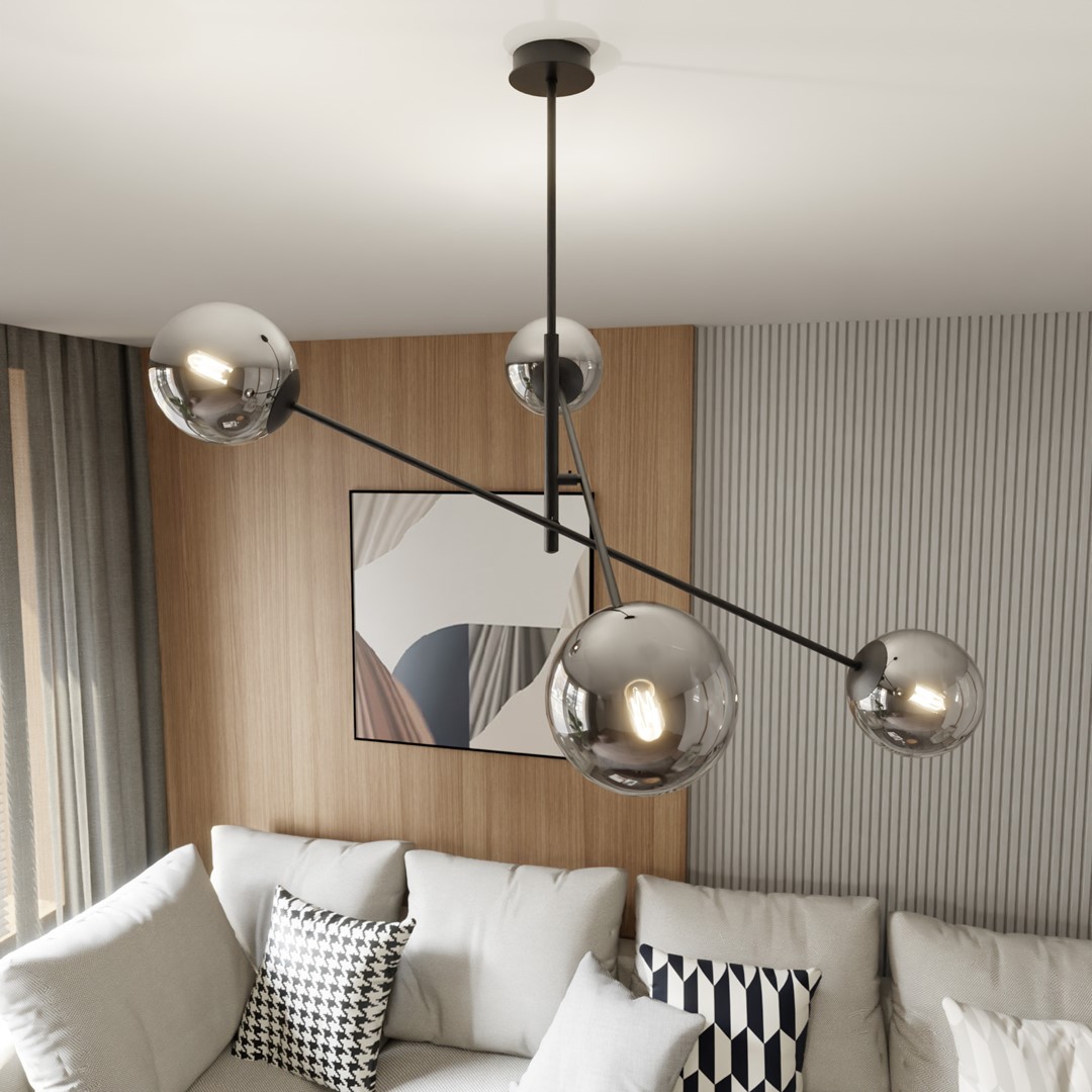 Hanglamp Klolio Zwart Ø14 cm - Afbeelding 4
