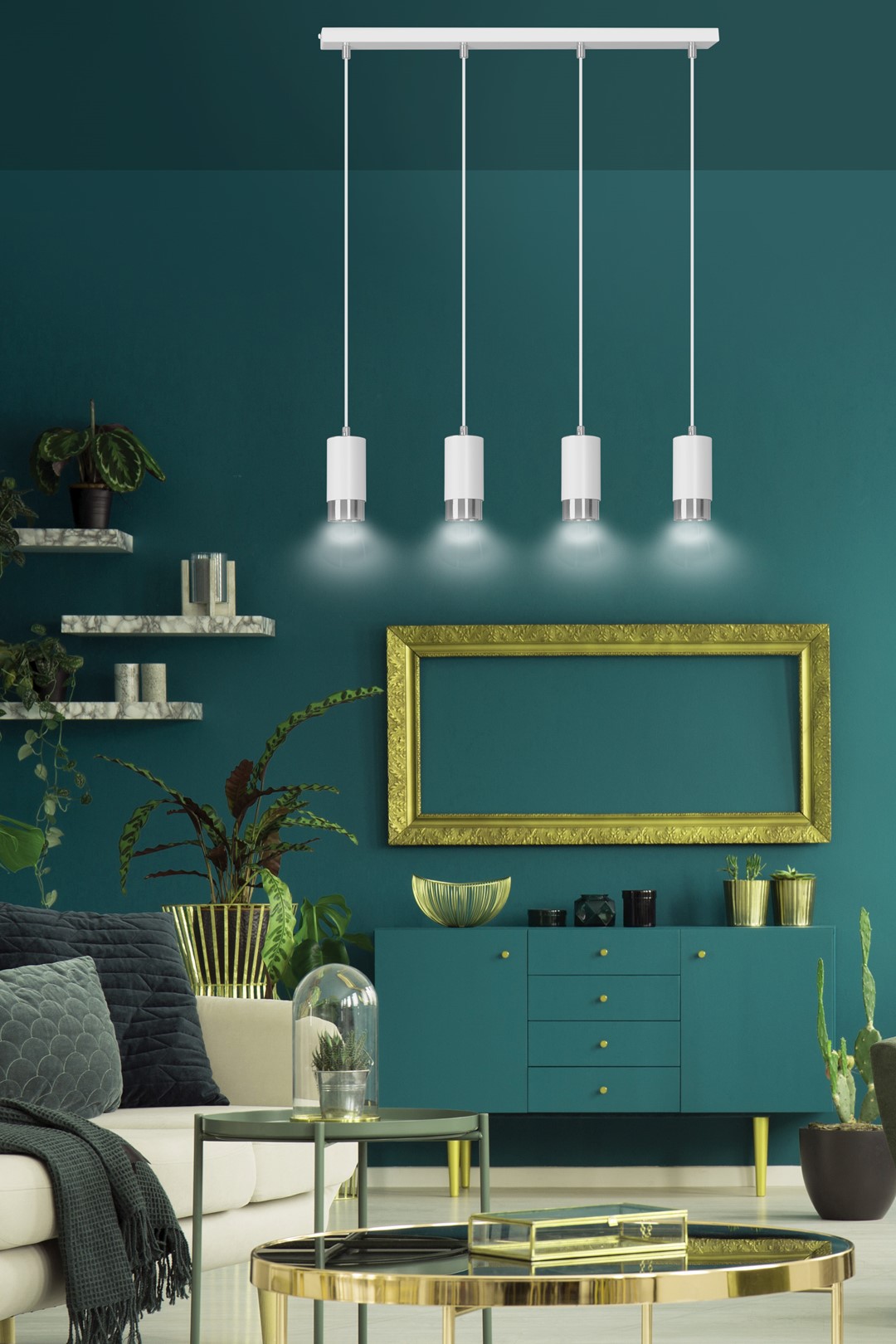Hanglamp Sliebos Wit - Afbeelding 4