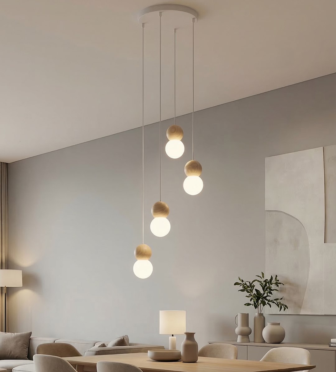 Hanglamp Zurdir Wit Ø10 cm - Afbeelding 4