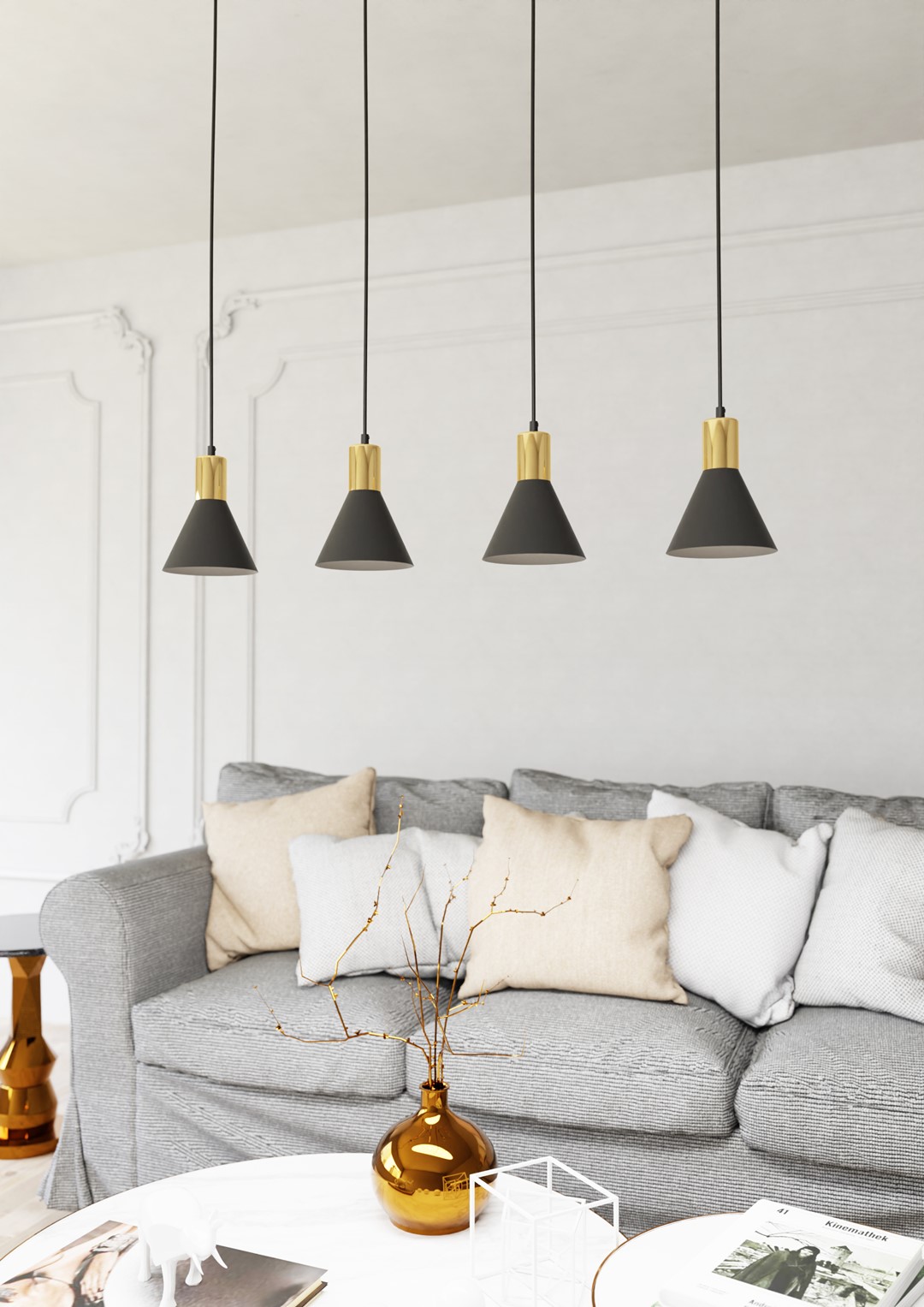Hanglamp Furny Zwart Ø16 cm - Afbeelding 4