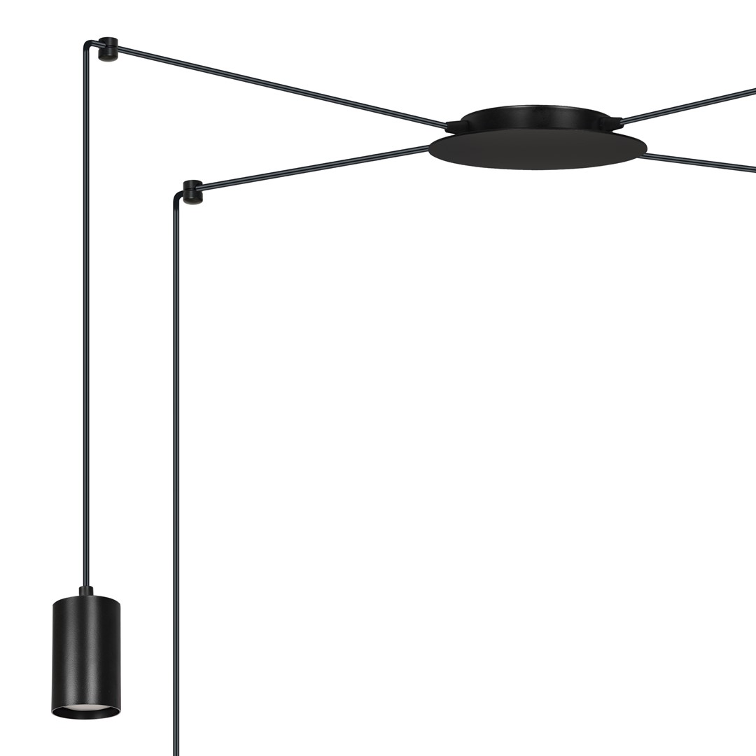 Hanglamp Nermoro Zwart - Afbeelding 4