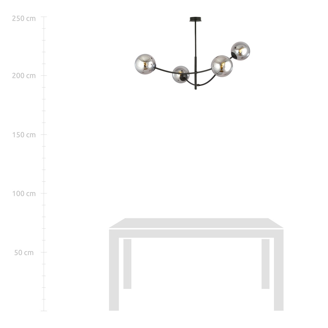 Plafondlamp Zeimmane Zwart Ø14 cm - Afbeelding 4