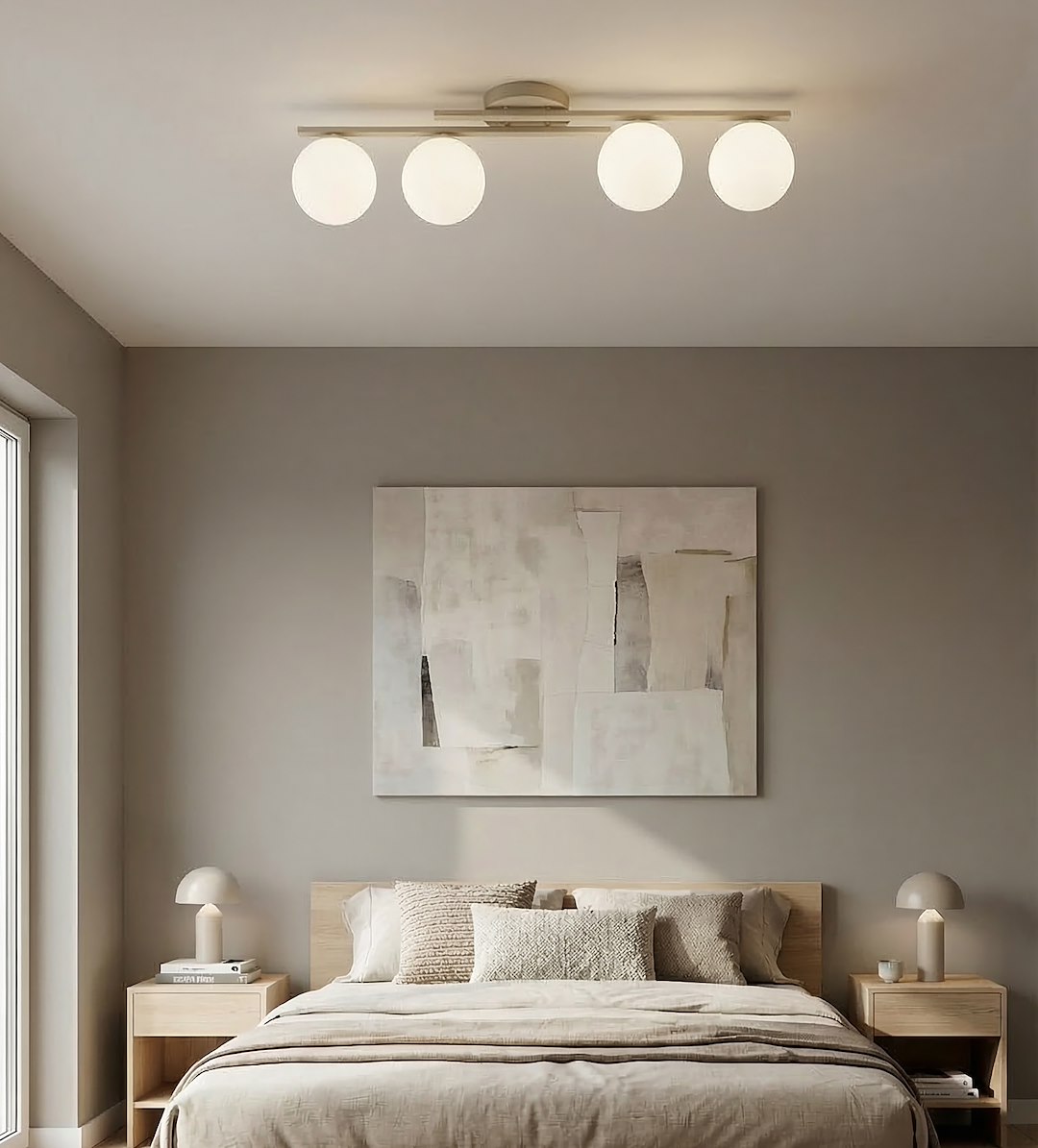 Plafondlamp Vienio Beige Ø14 cm - Afbeelding 4
