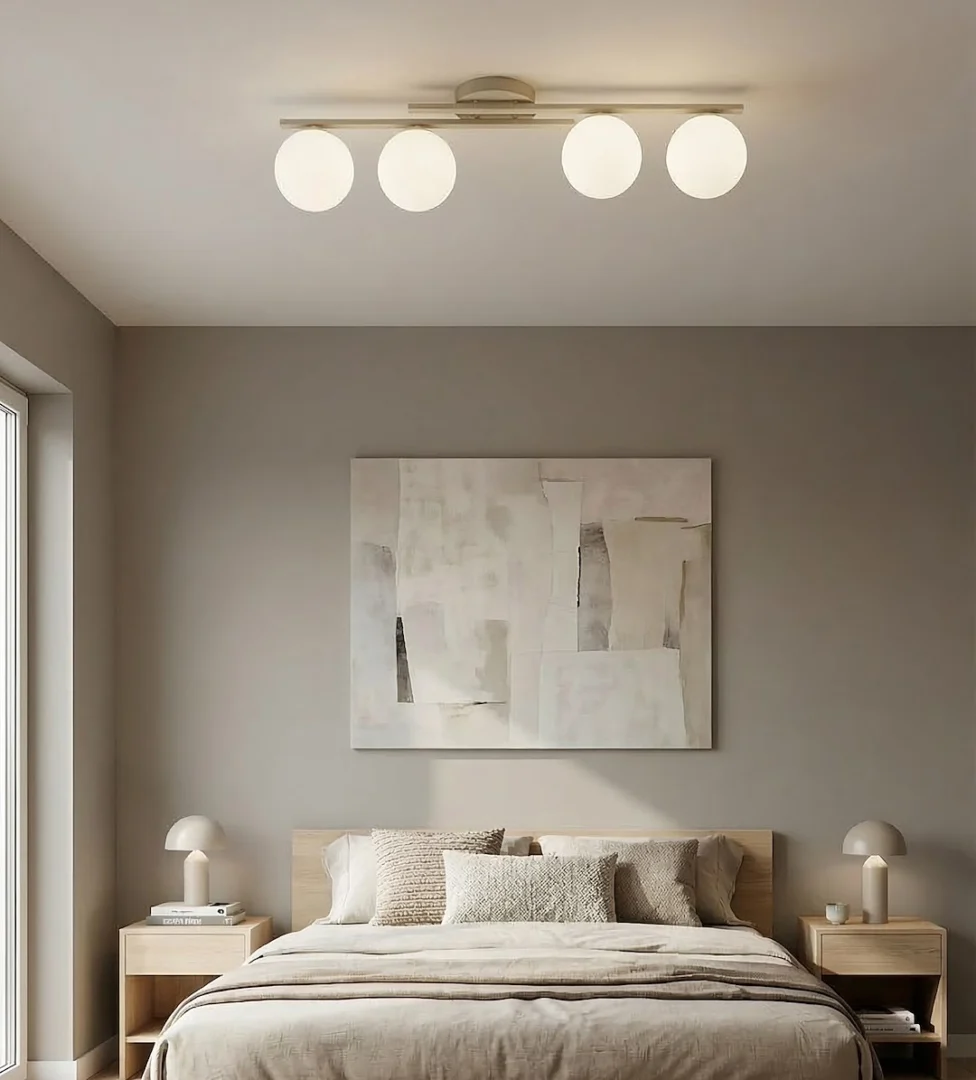 Plafondlamp Vienio Beige Ø14 cm - Afbeelding 4