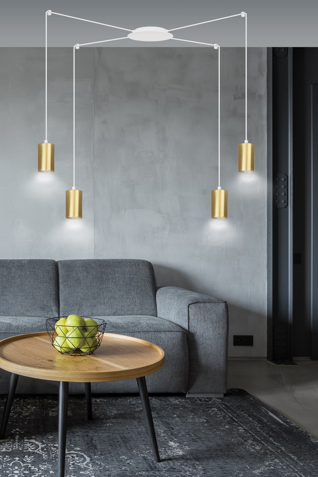 Hanglamp Sirmonte Wit - Afbeelding 5