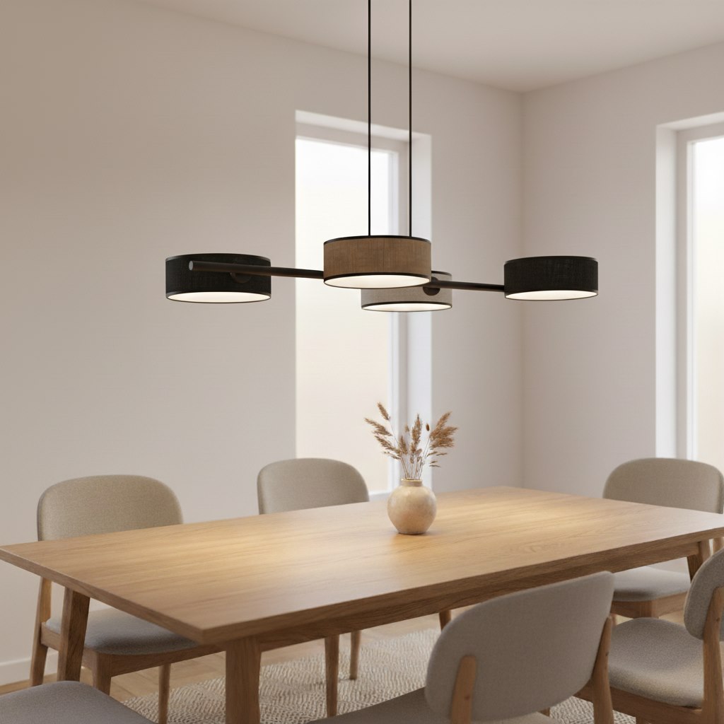 Hanglamp Seistes Zwart Ø20 cm - Afbeelding 5