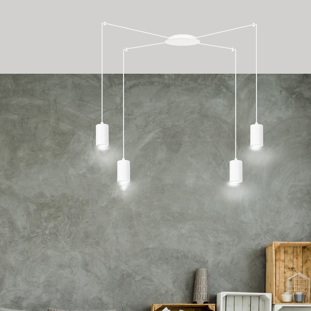 Hanglamp Kussea Wit - Afbeelding 5