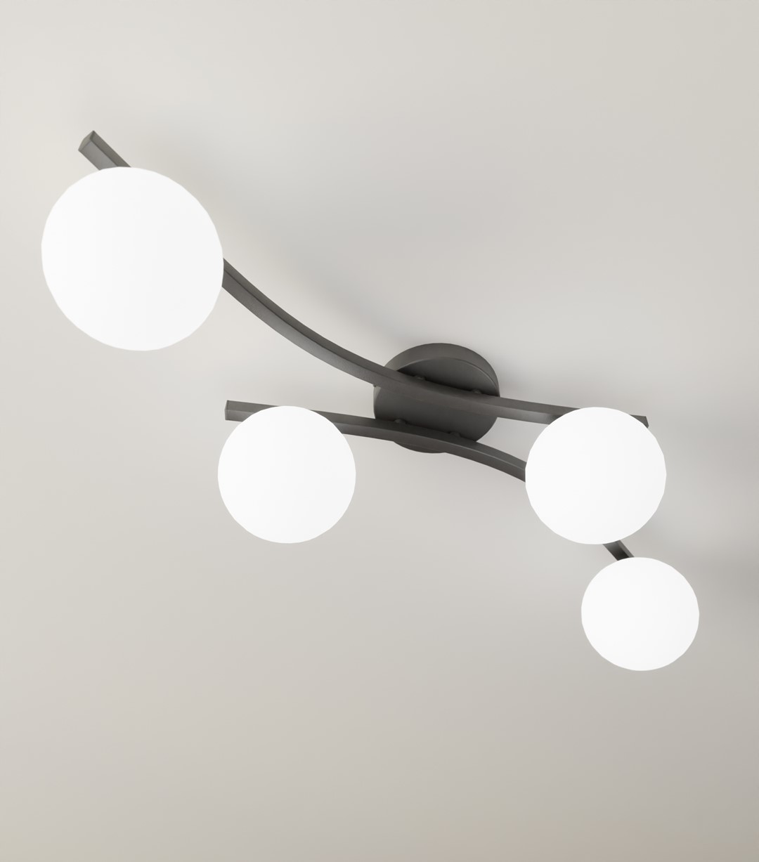 Plafondlamp Maator Zwart Ø15 cm - Afbeelding 5