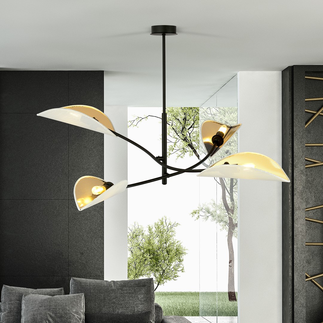 Plafondlamp Trirmon Zwart Ø12 cm - Afbeelding 5