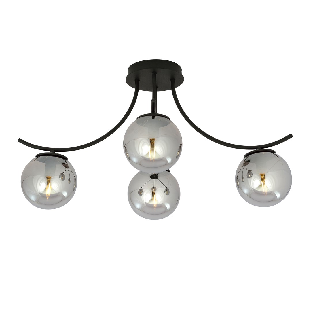 Plafondlamp Kotka Zwart Ø14 cm - Afbeelding 5
