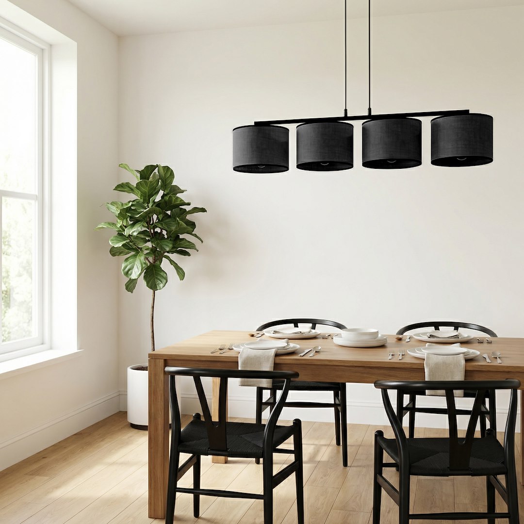 Hanglamp Gikesta Zwart Ø20 cm - Afbeelding 5