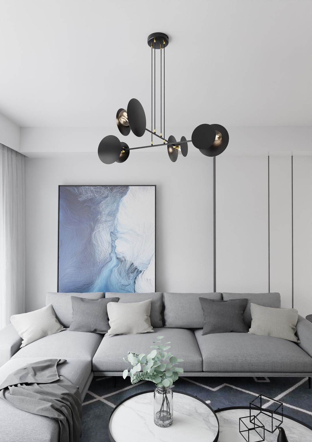 Hanglamp Noordea Zwart - Afbeelding 5