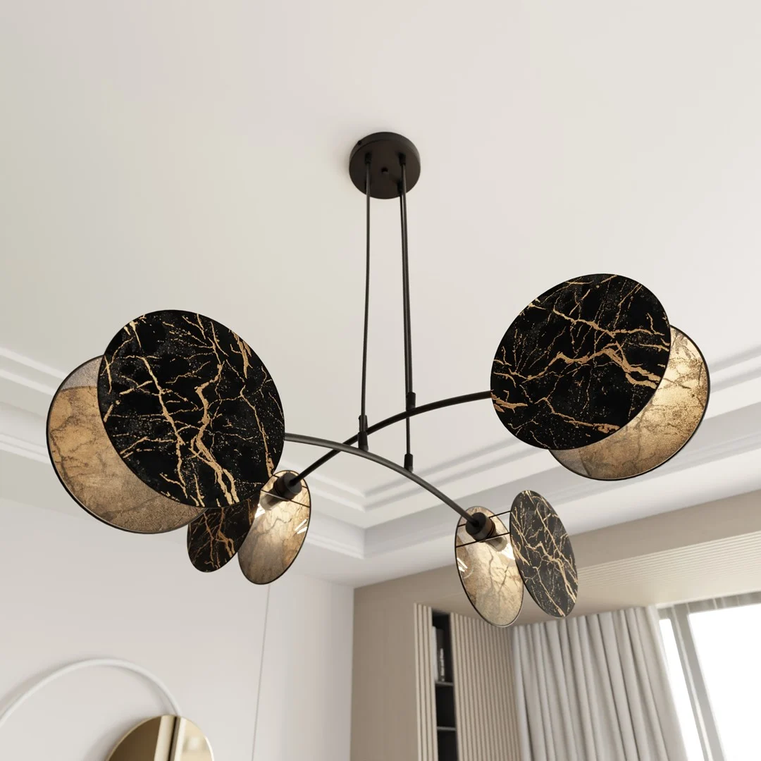 Hanglamp Moorrum Zwart Ø20 cm - Afbeelding 5