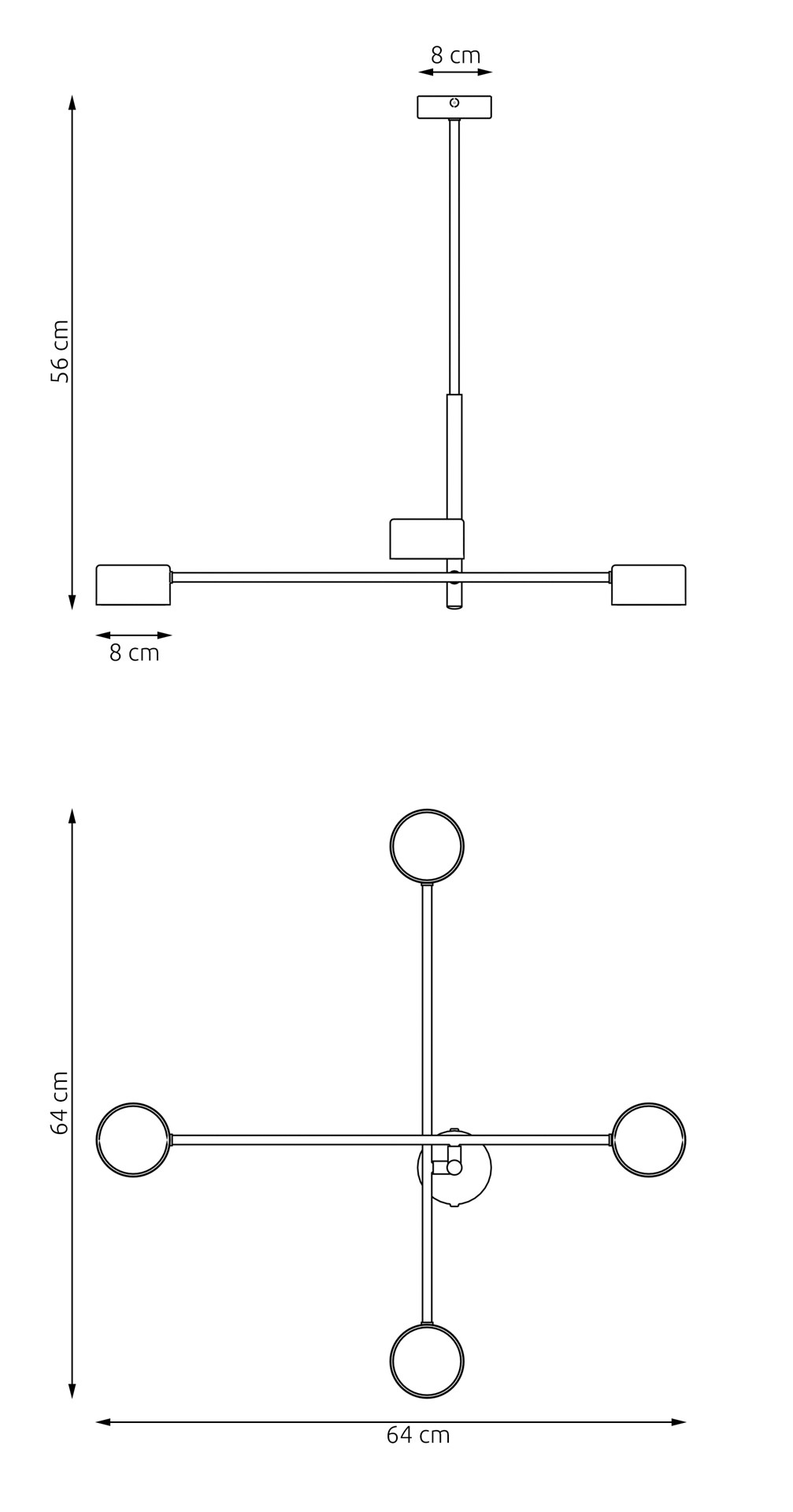 Plafondlamp Prirdaro Zwart - Afbeelding 5