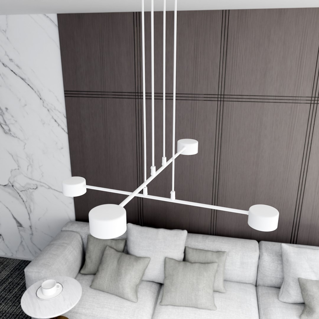 Hanglamp Raabek Wit - Afbeelding 5