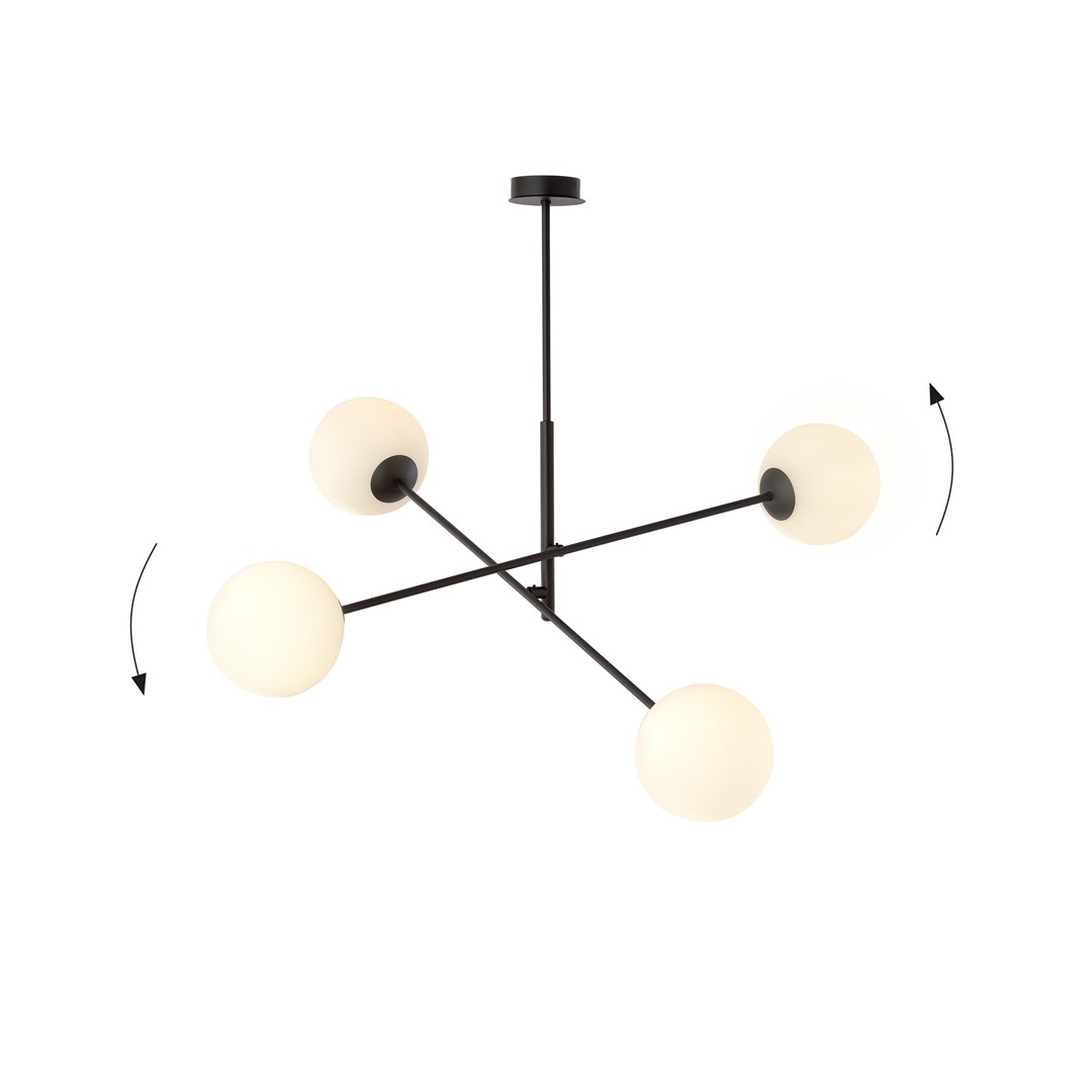 Hanglamp Slietan Zwart Ø15 cm - Afbeelding 5