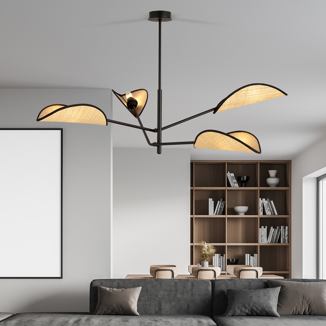 Plafondlamp Beirnesta Zwart Ø12 cm - Afbeelding 5