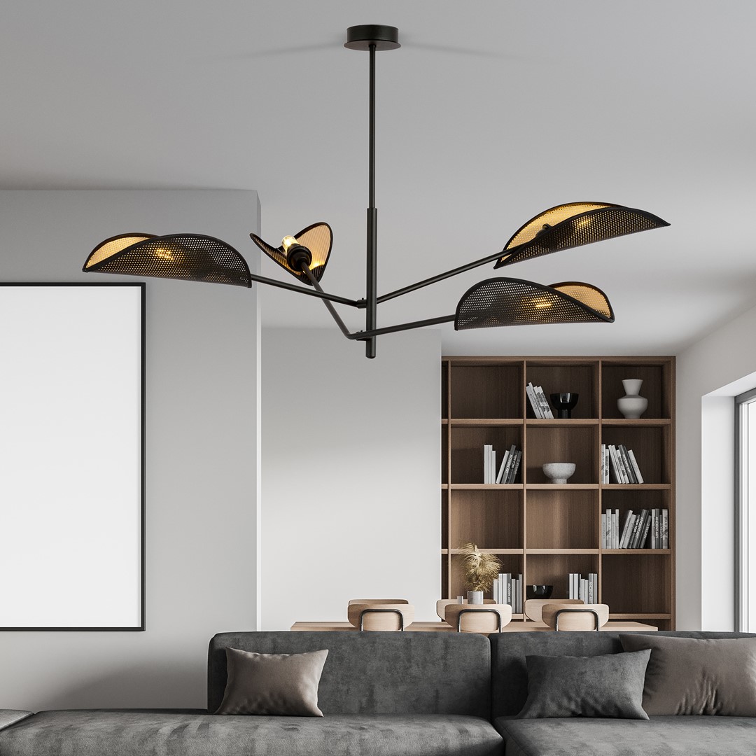Plafondlamp Vurres Zwart Ø12 cm - Afbeelding 5