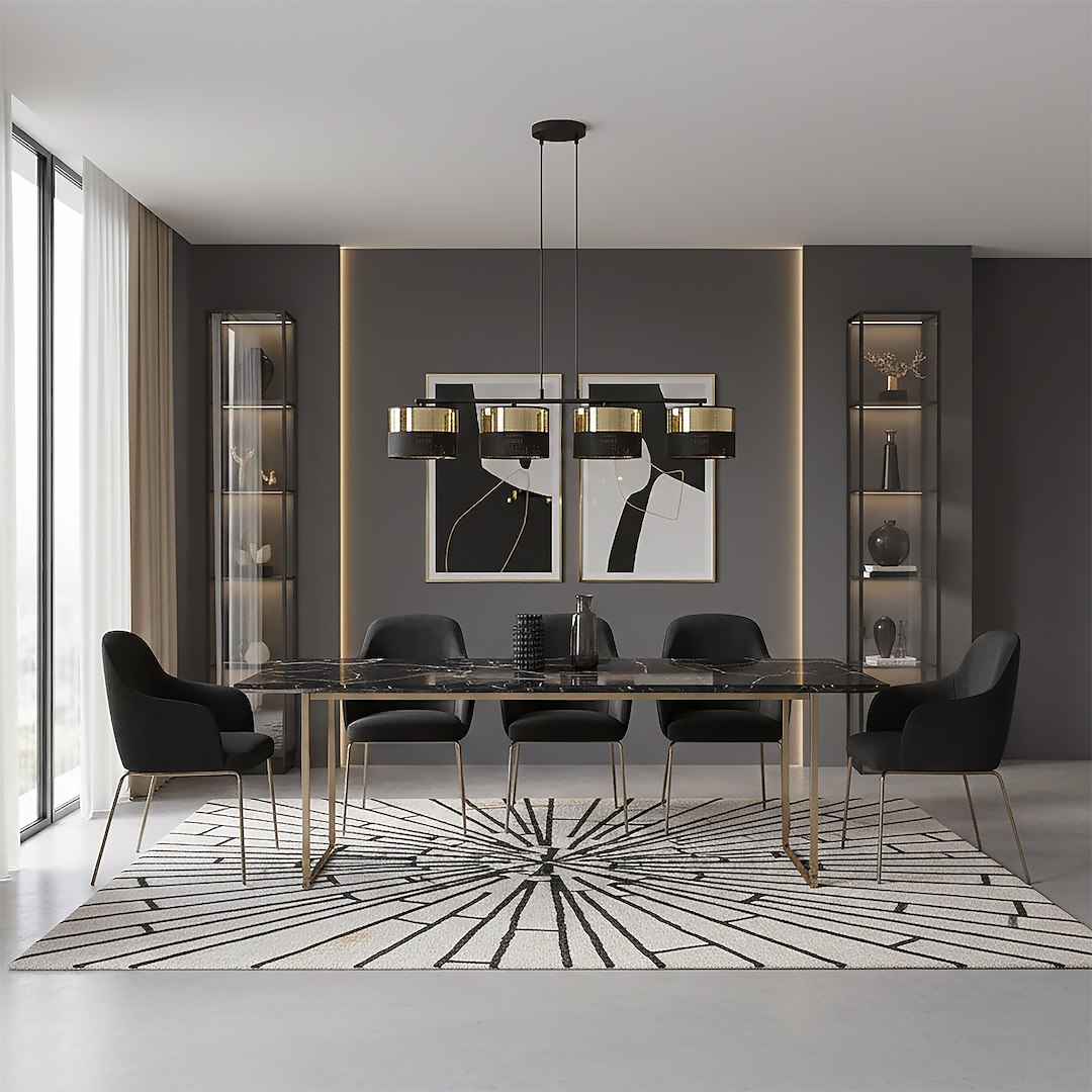 Hanglamp Rorrer Zwart Ø20 cm - Afbeelding 5