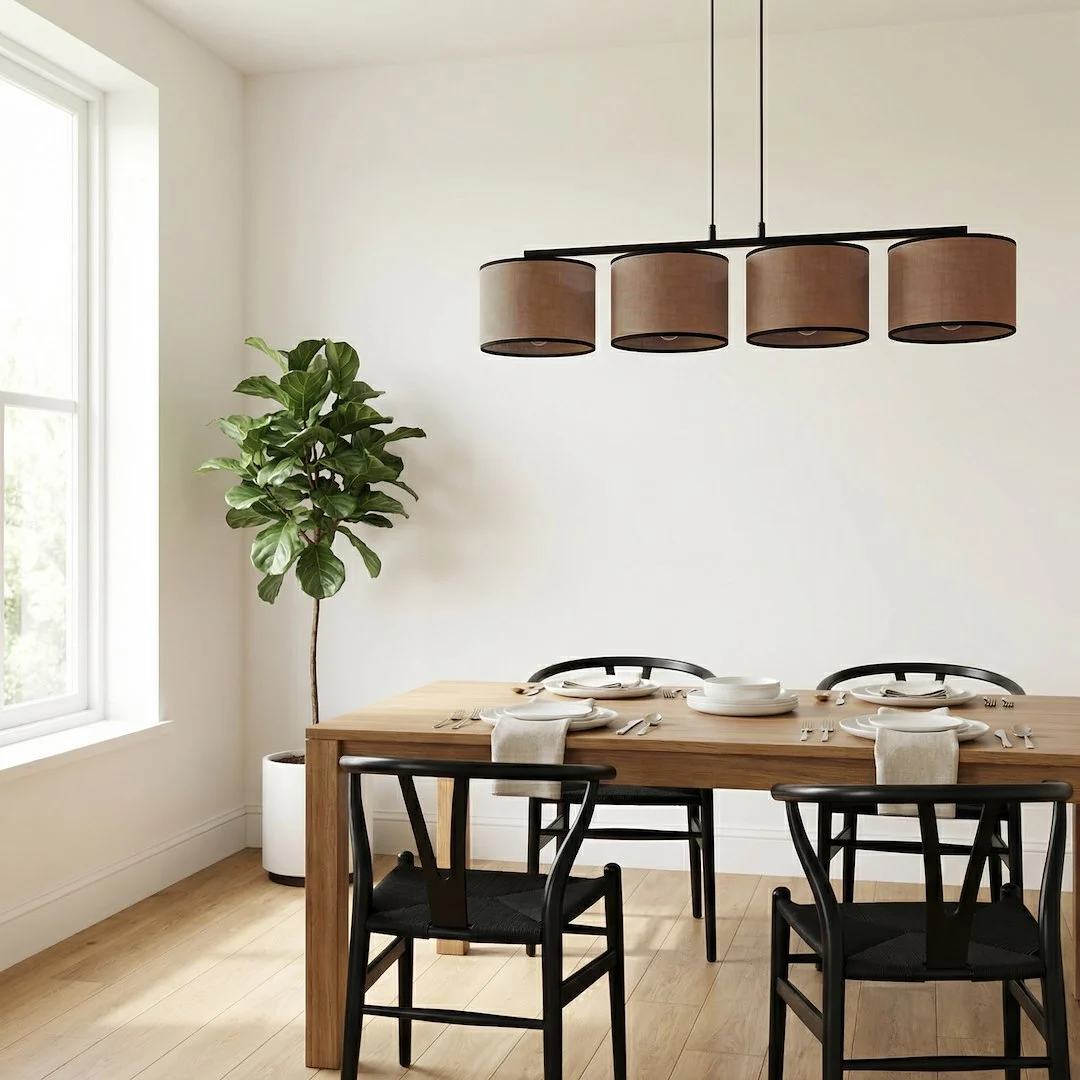 Hanglamp Jistone Bruin Ø20 cm - Afbeelding 5