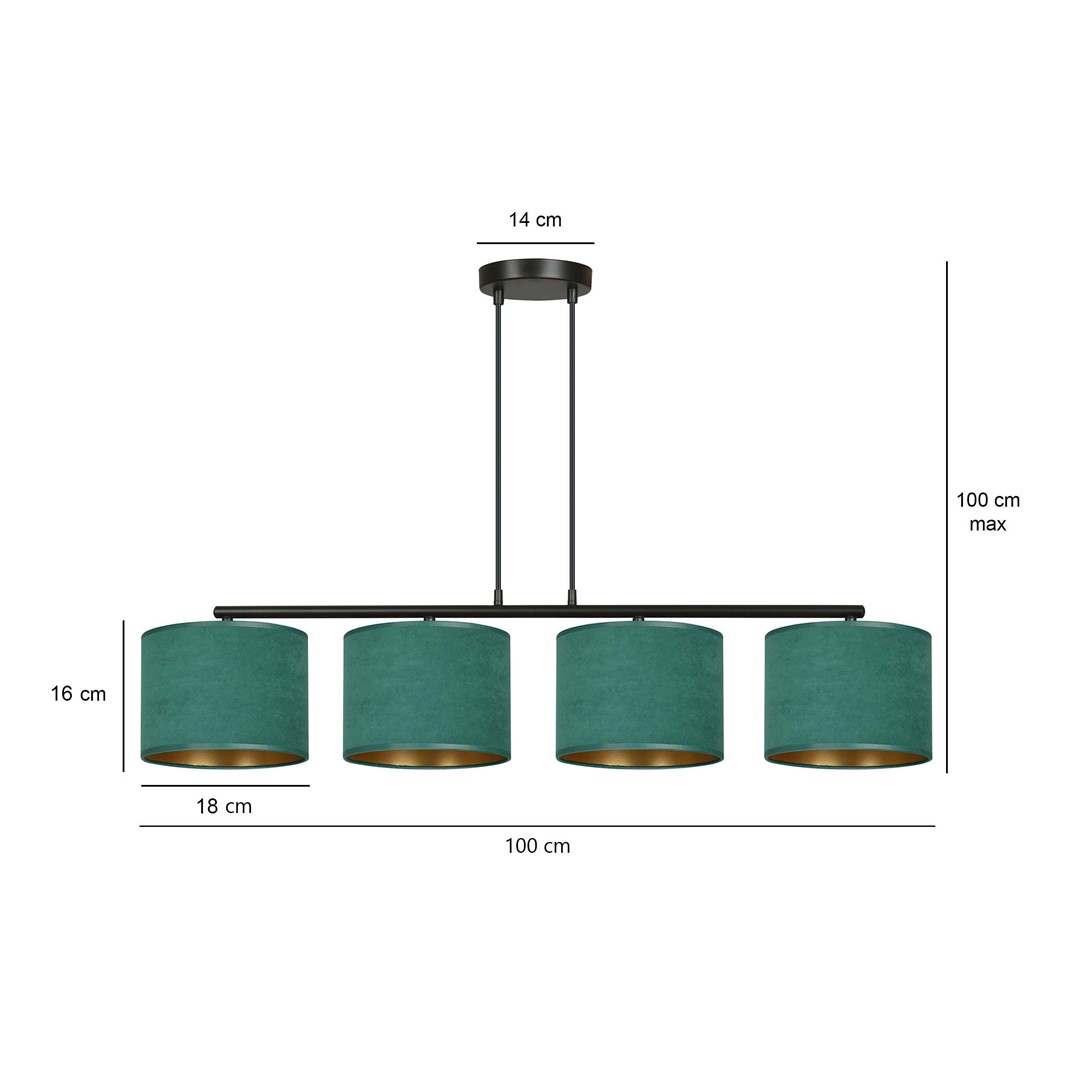 Hanglamp Pausos Zwart Ø20 cm - Afbeelding 5