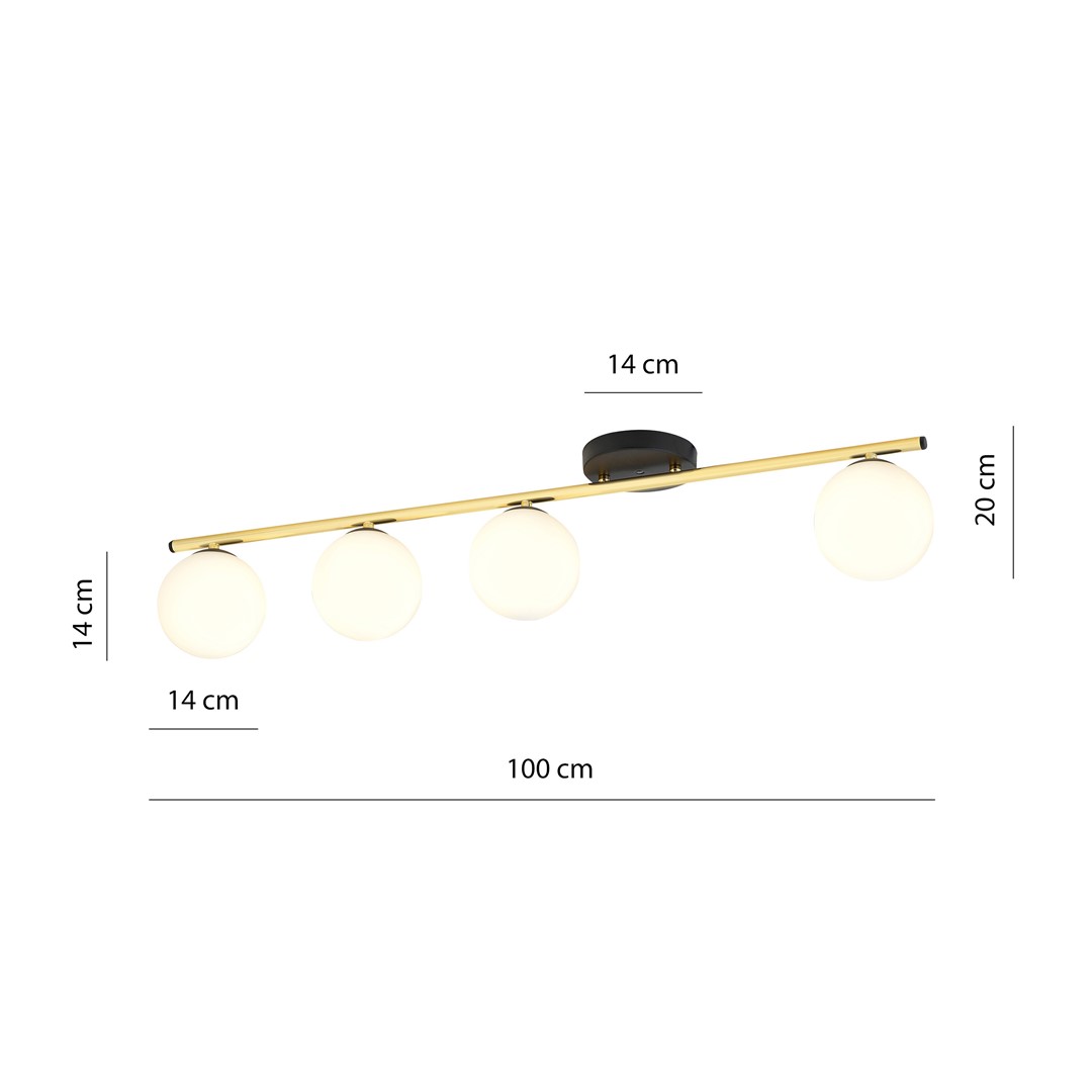 Plafondlamp Pimmon Zwart Ø14 cm - Afbeelding 5